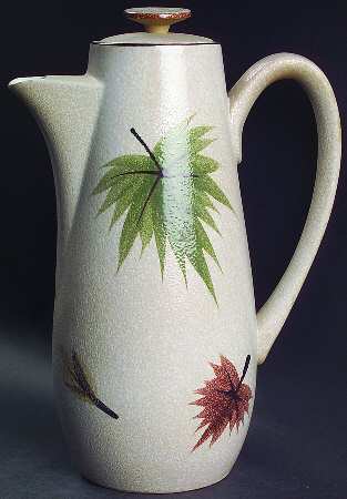 Maple Leaf Coffee Pot & Lid