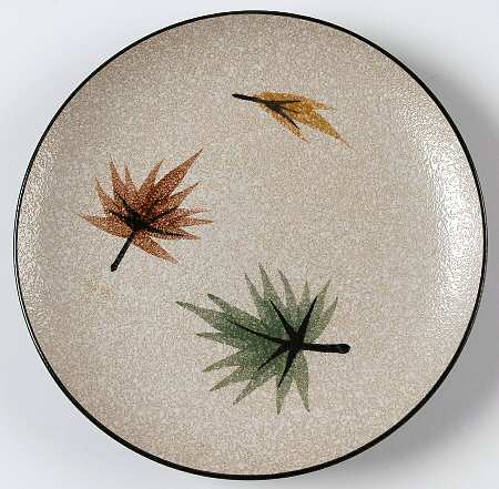 Maple Leaf Salad Plate