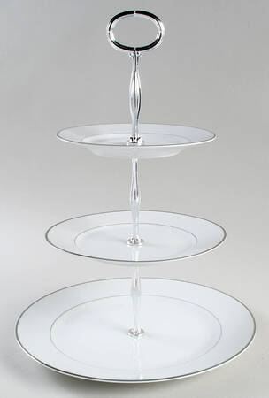 Mary 13 7/8"-14 1/4" 3-Tiered Serving Tray(DP,SP,BB) HC