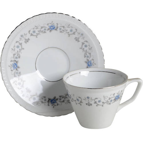 Minuet Flat Cup & Saucer Set