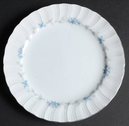 Monticello Blue (Platinum Trim) Bread & Butter Plate