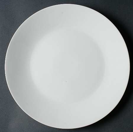 Moonglow White 12" Chop Plate (Round Platter)