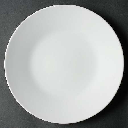 Moonglow White Salad Plate