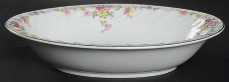 Picadilly 10" Oval Vegetable Bowl