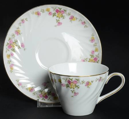 Picadilly Flat Cup & Saucer Set