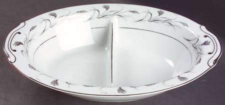 Platinum Garland 11" Oval Divided Vegetable Bowl