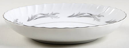 Platinum Scroll Coupe Soup Bowl