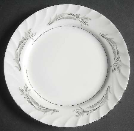 Platinum Scroll Bread & Butter Plate