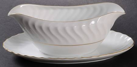 Regency Gravy Boat with Attached Underplate