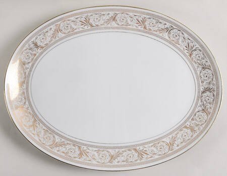 Renaissance 14" Oval Serving Platter by Harmony House China