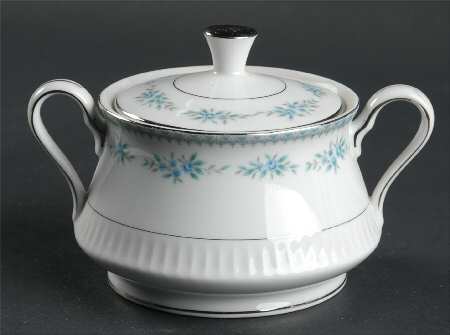 Rose Bouquet Sugar Bowl & Lid