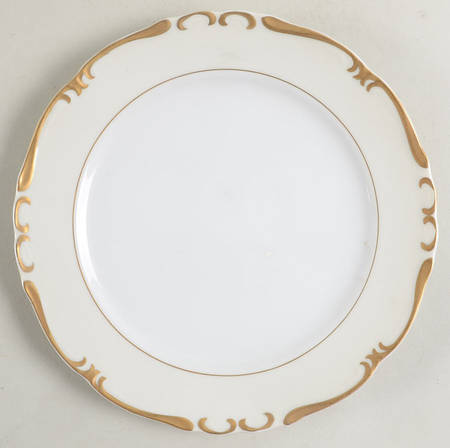 Royal Baroque Off White Salad Plate