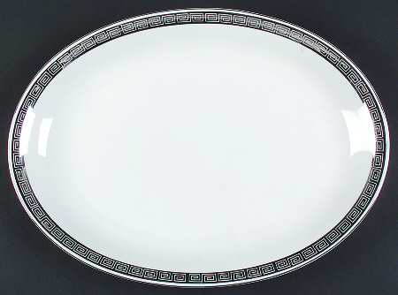 Romaic 16" Oval Serving Platter