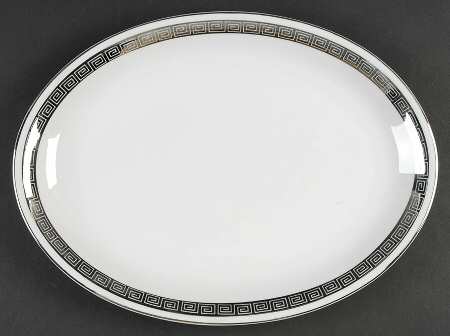Romaic 14" Oval Serving Platter