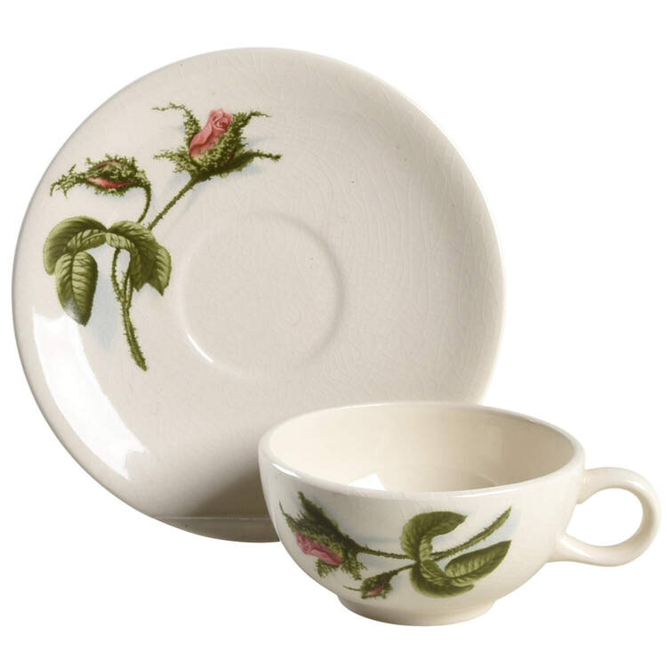 Rose Marie Footed Cup & Saucer Set