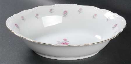 Rose Petite 10" Oval Vegetable Bowl
