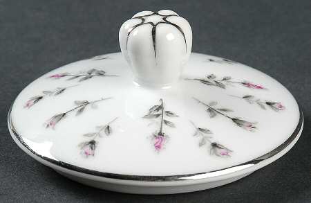 Rosebud Lid for Sugar Bowl