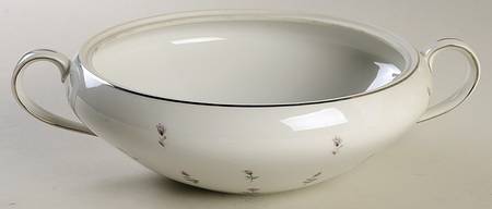 Rosebud Round Vegetable No Lid