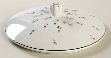 Rosebud Lid for Round Vegetable