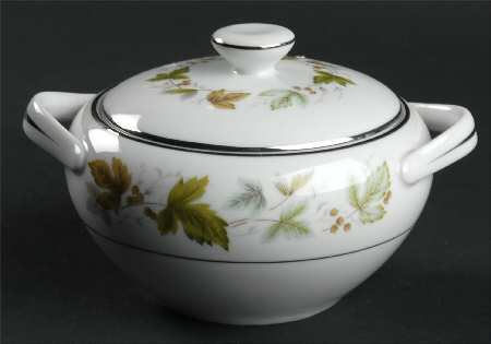 Saxony Sugar Bowl & Lid