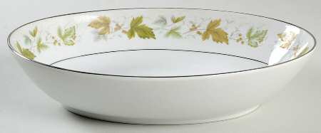 Saxony 9" Oval Vegetable Bowl