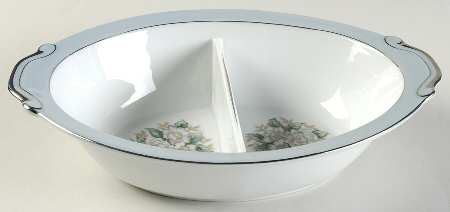 Sheraton 10" Oval Divided Vegetable Bowl