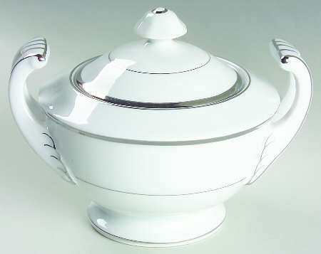 Silver Melody Sugar Bowl & Lid