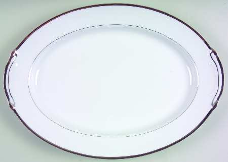 Silver Melody 14" Oval Serving Platter