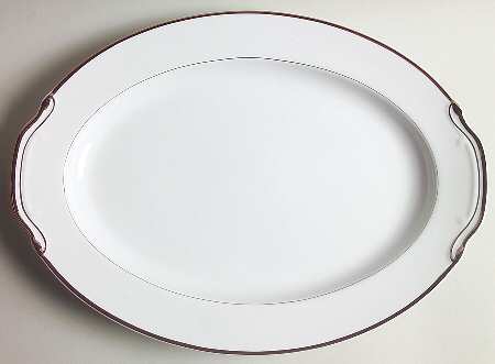 Silver Melody 16" Oval Serving Platter