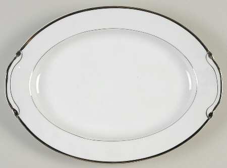 Silver Melody 12" Oval Serving Platter