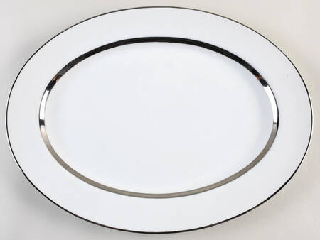 Silver Rhapsody 16" Oval Serving Platter