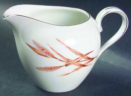 Silver Wheat Creamer
