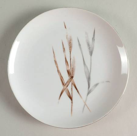 Silver Wheat Salad Plate