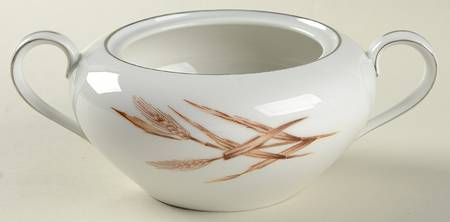 Silver Wheat Sugar Bowl No Lid