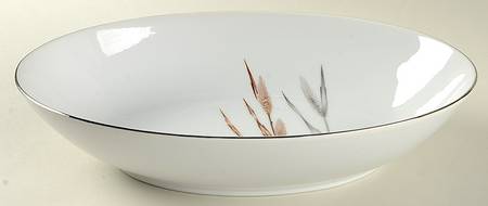 Silver Wheat 10" Oval Vegetable Bowl