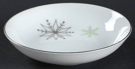 Snowflake (All Over Flakes) Fruit/Dessert (Sauce) Bowl