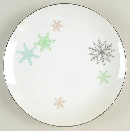 Snowflake (All Over Flakes) Salad Plate