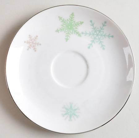 Snowflake (All Over Flakes) Saucer