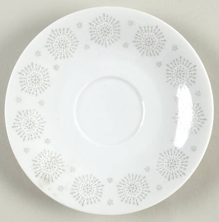Snowflake (Flakes On Edge) Saucer