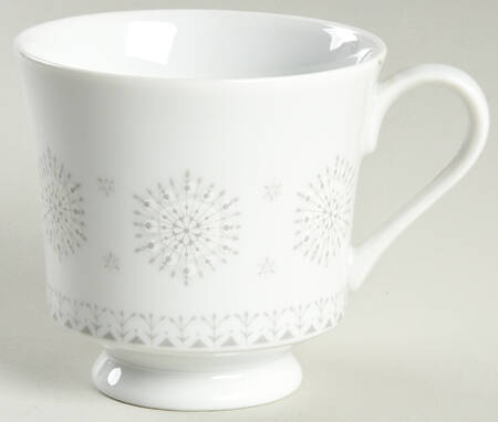 Snowflake (Flakes On Edge) Footed Cup