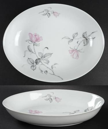Sophisticated Lady 10" Oval Vegetable Bowl