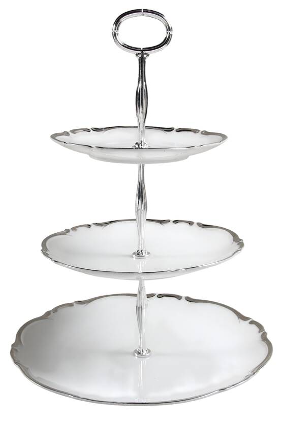 Starlight 13 7/8"-14 1/4" 3-Tiered Serving Tray(DP,SP,BB) HC