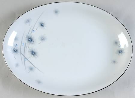 Starflower 12" Oval Serving Platter