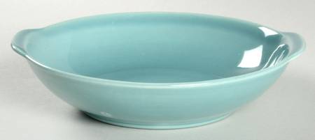Symphony Aquamarine Lugged Soup Bowl
