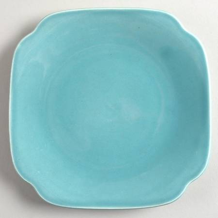 Symphony Aquamarine Square Salad Plate