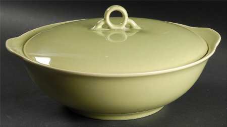 Symphony Chartreuse Round Covered Vegetable