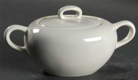 Symphony Gray Sugar Bowl & Lid