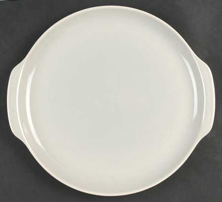 Symphony Gray Handled Cake Plate