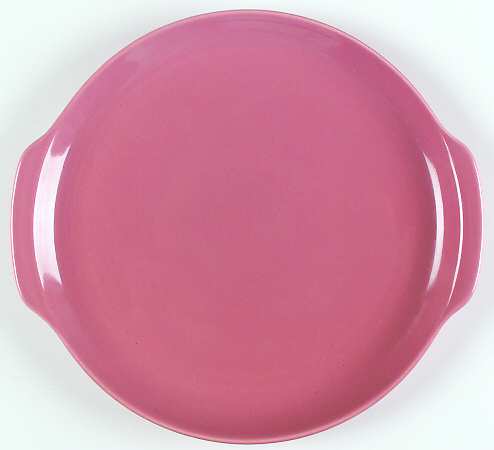 Symphony Pink Handled Cake Plate