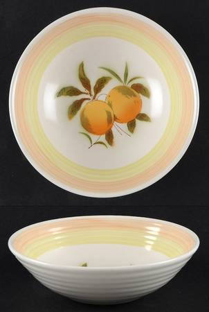 Tangerine Coupe Cereal Bowl